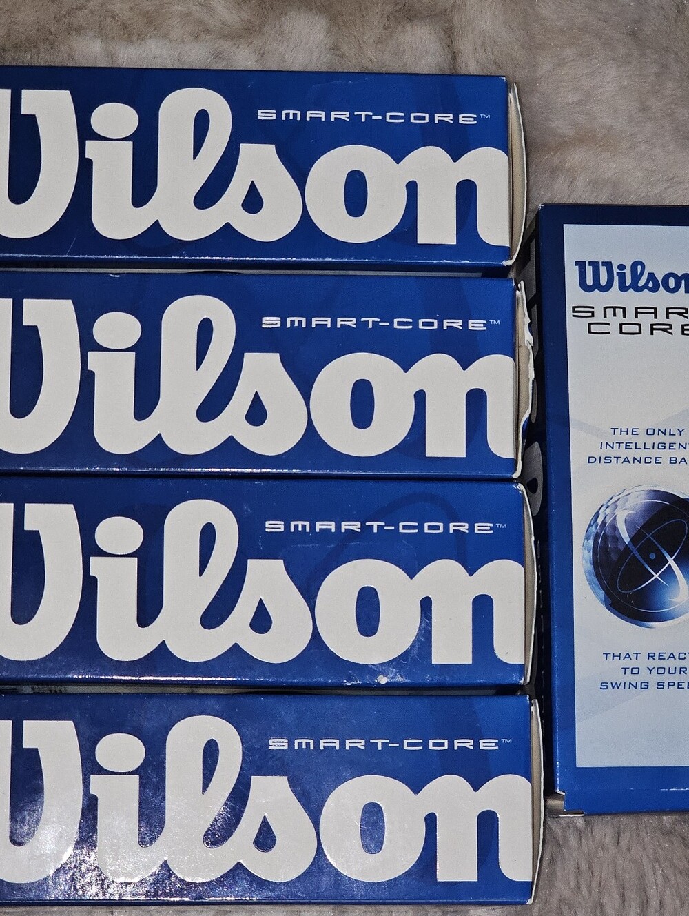 Wilson White Smart-Core Golf Ball 3-Pack Lot Of 5